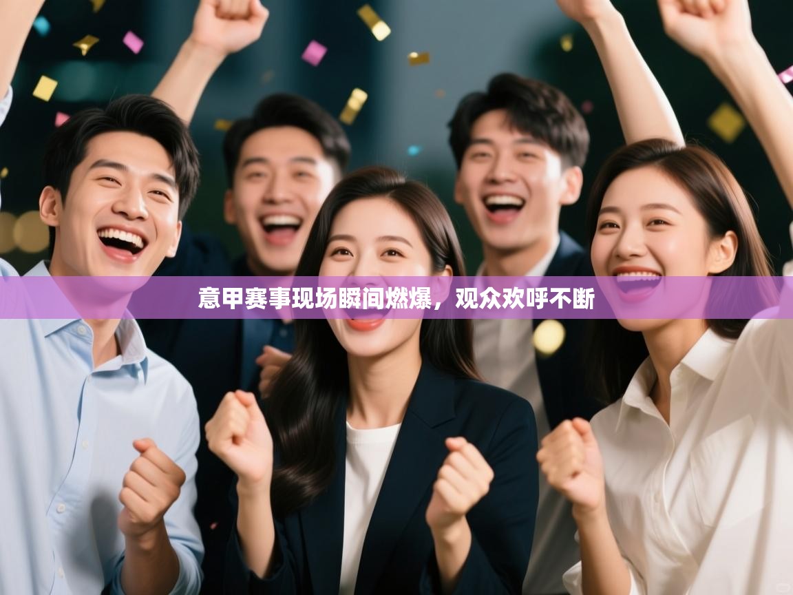 意甲赛事现场瞬间燃爆，观众欢呼不断